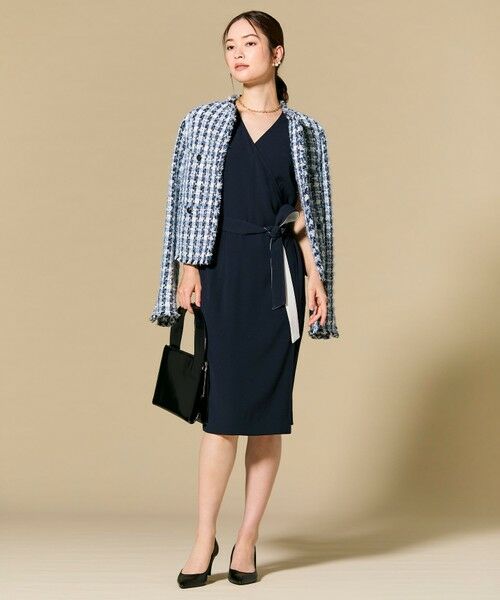 BEIGE, / ベイジ, ノーカラージャケット | BERYL / ファンシーツイードノーカラージャケット | 詳細18