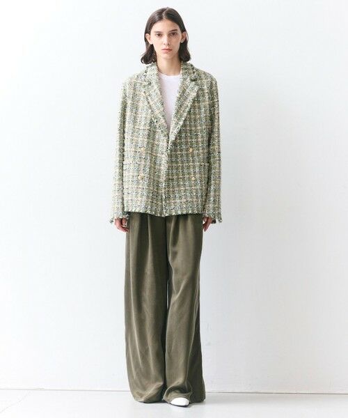 BEIGE, / ベイジ, その他アウター | BERYL / ファンシーツイードダブルジャケット | 詳細2