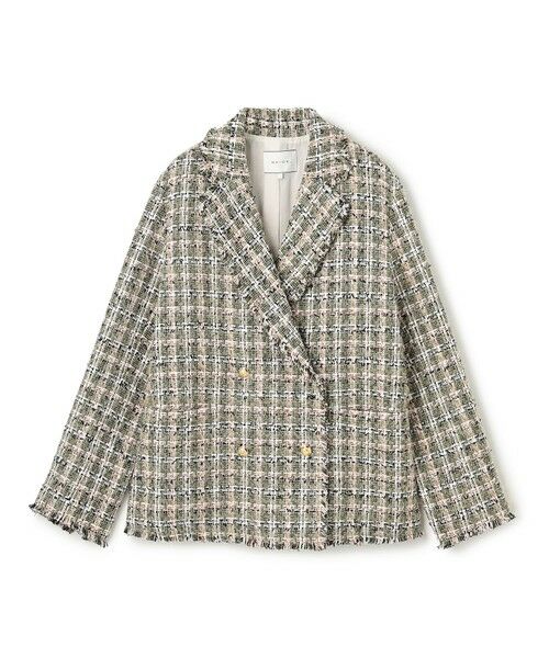BEIGE, / ベイジ, その他アウター | BERYL / ファンシーツイードダブルジャケット | 詳細4