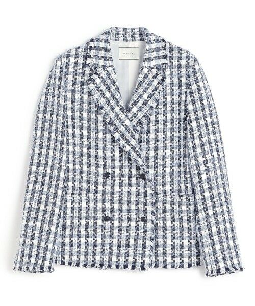 BEIGE, / ベイジ, その他アウター | BERYL / ファンシーツイードダブルジャケット | 詳細7