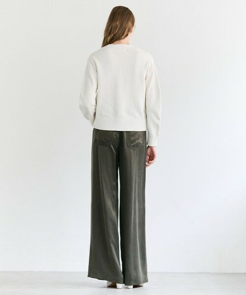 BEIGE, / ベイジ, ニット・セーター | HELIODOR / マリンボタンクロップドカーディガン | 詳細2