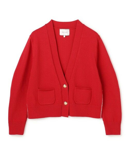 BEIGE, / ベイジ, ニット・セーター | HELIODOR / マリンボタンクロップドカーディガン | 詳細7