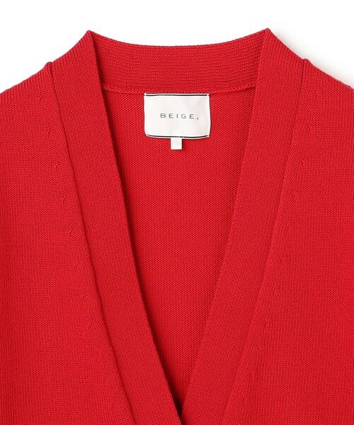BEIGE, / ベイジ, ニット・セーター | HELIODOR / マリンボタンクロップドカーディガン | 詳細9