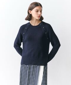 BEIGE, / ベイジ, ニット・セーター | HELIODOR / スポンディッシュマリンボタンニット