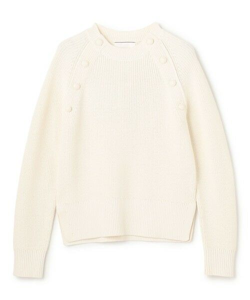 BEIGE, / ベイジ, ニット・セーター | HELIODOR / スポンディッシュマリンボタンニット | 詳細4