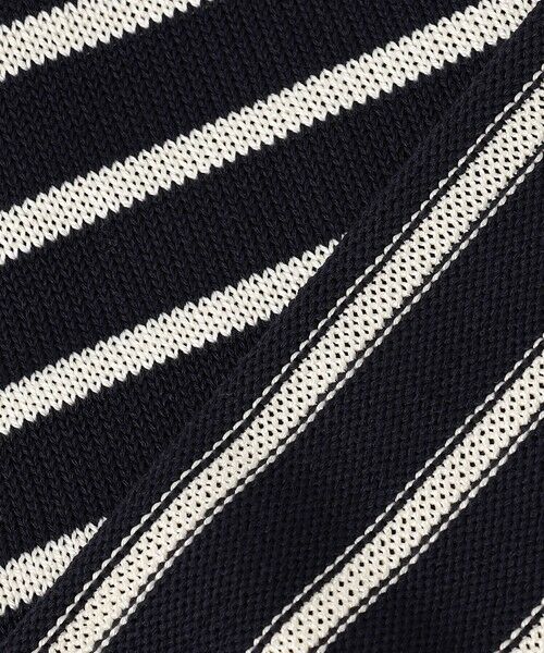 BEIGE, / ベイジ, ニット・セーター | HELIODOR / レーヨンボーダーマリンボタンニット | 詳細13