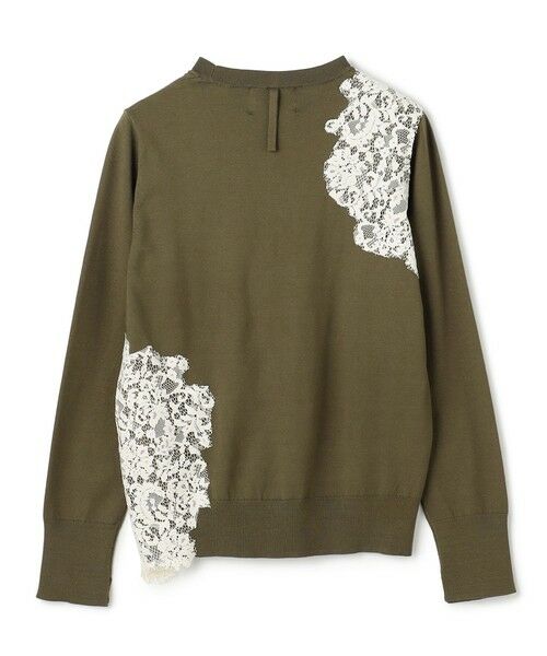 BEIGE, / ベイジ, ニット・セーター | WILLOW / アシンメトリーレースクルーネックニット | 詳細6