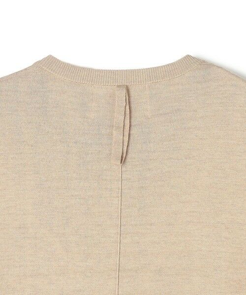 BEIGE, / ベイジ, ニット・セーター | CHLOR / ウールシルク配色クルーネックカーディガン | 詳細10