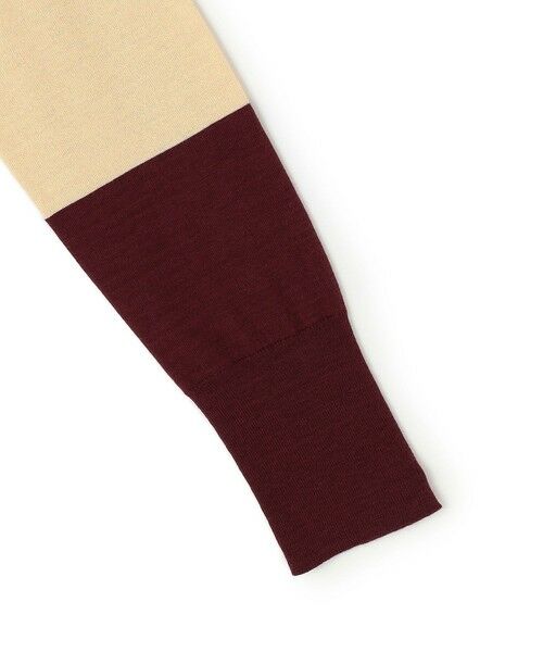 BEIGE, / ベイジ, ニット・セーター | CHLOR / ウールシルク配色クルーネックニット | 詳細8