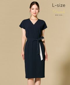 BEIGE, / ベイジ, ロング・マキシ丈ワンピース | 【Lsize・セットアップ対応】CINDY / ラップドレス