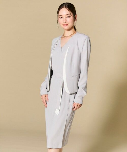 BEIGE, / ベイジ, ロング・マキシ丈ワンピース | 【Lsize・セットアップ対応】CINDY / ラップドレス | 詳細5