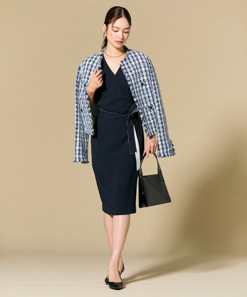 BEIGE, / ベイジ, ロング・マキシ丈ワンピース | 【Lsize・セットアップ対応】CINDY / ラップドレス | 詳細17