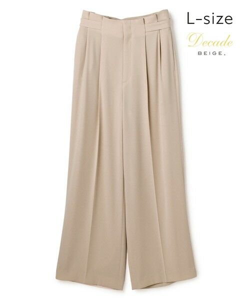 BEIGE, / ベイジ, その他パンツ | 【Lsize・セットアップ対応】CINDY / ハイウエストパンツ(Taupe)