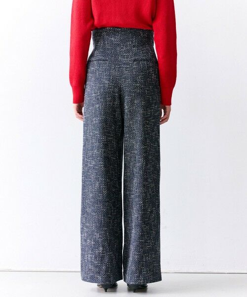 BEIGE, / ベイジ, その他パンツ | TRIPHANE / ハイウエストツイードタックパンツ | 詳細2