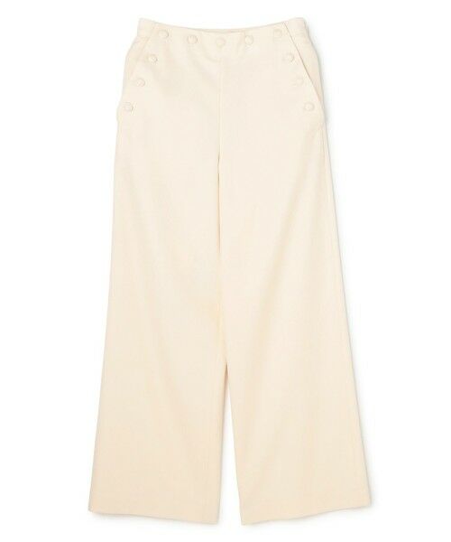 BEIGE, / ベイジ, その他パンツ | LAZUL / マリンボタンワイドパンツ | 詳細6