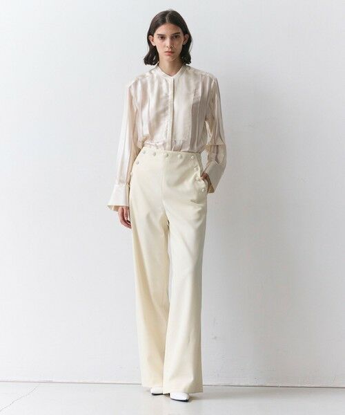 BEIGE, / ベイジ, その他パンツ | LAZUL / マリンボタンワイドパンツ | 詳細2