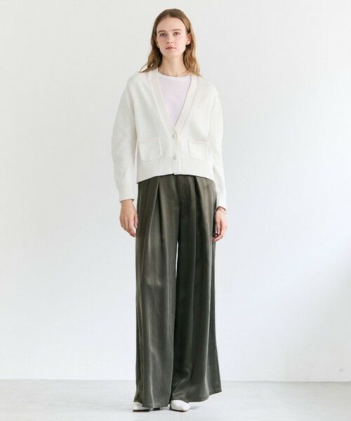 BEIGE, / ベイジ, その他パンツ | FRANKLIN / ドレープタックワイドパンツ | 詳細5