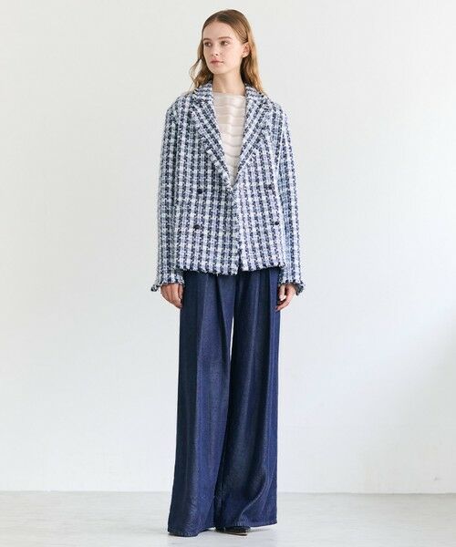 BEIGE, / ベイジ, その他パンツ | FRANKLIN / ドレープタックワイドパンツ | 詳細20