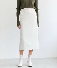 BEIGE, / ベイジ, ミニ・ひざ丈スカート | LAZUL / マリンボタンIラインスカート