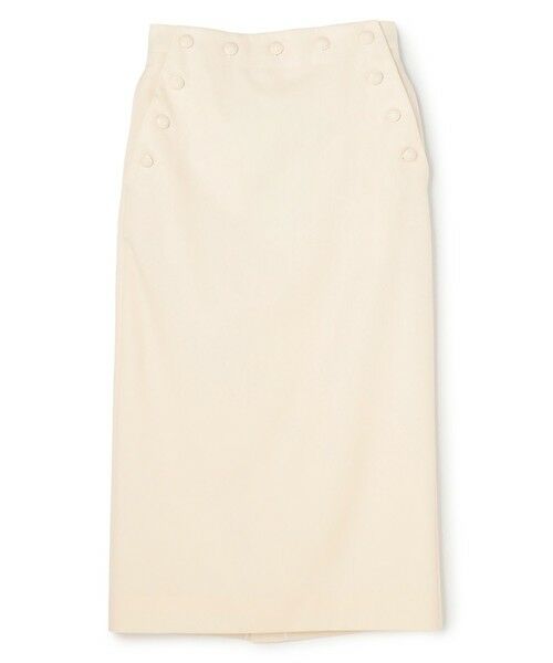 BEIGE, / ベイジ, ミニ・ひざ丈スカート | LAZUL / マリンボタンIラインスカート | 詳細4