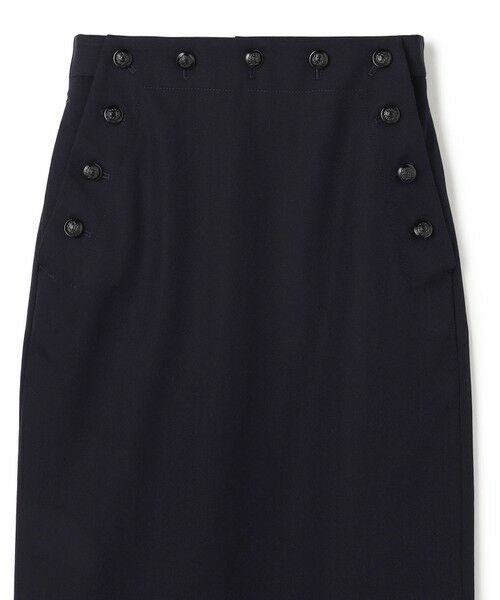 BEIGE, / ベイジ, ミニ・ひざ丈スカート | LAZUL / マリンボタンIラインスカート | 詳細10