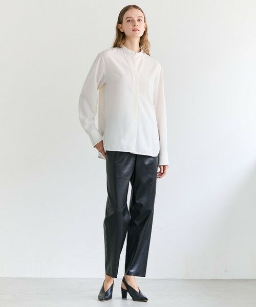 BEIGE, / ベイジ, シャツ・ブラウス | 【セットアップ対応】SPHENE / スタンドカラープルオーバーブラウス | 詳細2