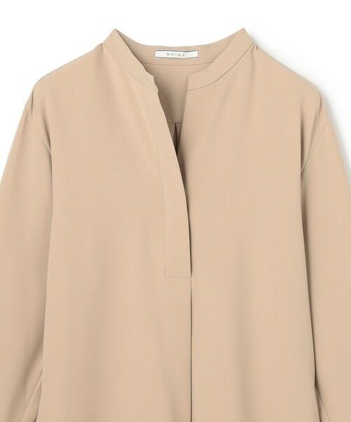 BEIGE, / ベイジ, シャツ・ブラウス | 【セットアップ対応】SPHENE / スタンドカラープルオーバーブラウス | 詳細9