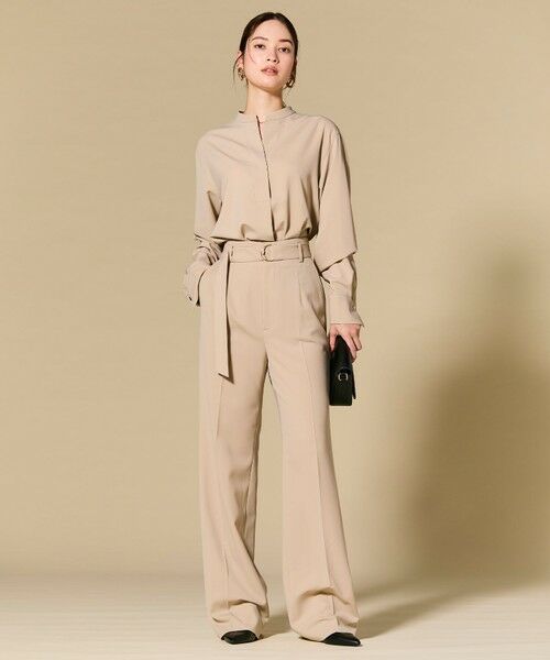 BEIGE, / ベイジ, シャツ・ブラウス | 【セットアップ対応】SPHENE / スタンドカラープルオーバーブラウス | 詳細5