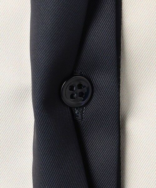 BEIGE, / ベイジ, シャツ・ブラウス | GADE / モノトーンドット柄バンドカラーブラウス | 詳細10