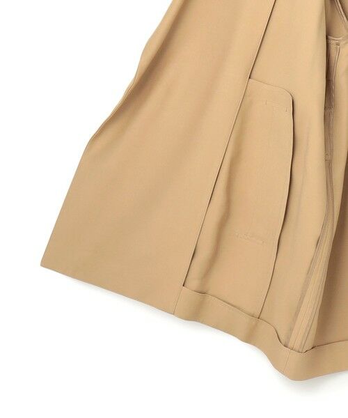 BEIGE, / ベイジ, その他アウター | VESZELYITE / ラップショートトレンチコート | 詳細18