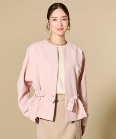 BEIGE, / ベイジ, その他アウター | PORDIC / ドロスト付きノーカラージャケット