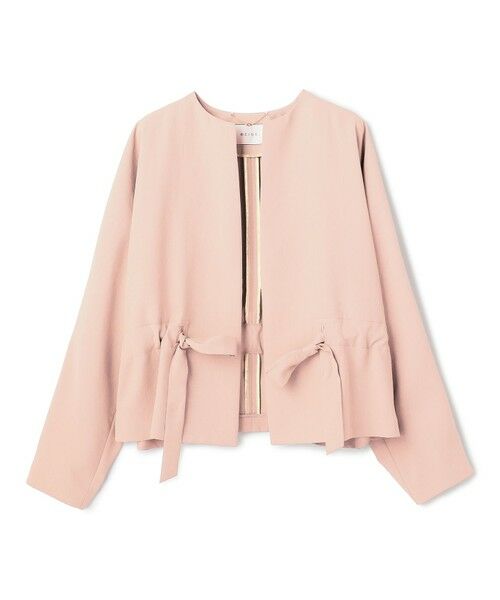 BEIGE, / ベイジ, その他アウター | PORDIC / ドロスト付きノーカラージャケット | 詳細4