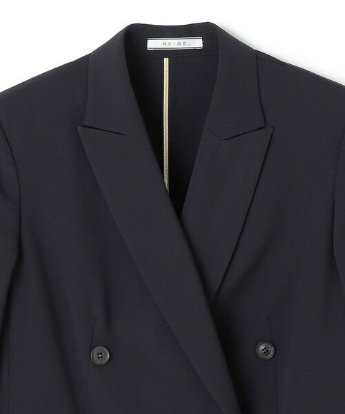 BEIGE, / ベイジ, テーラードジャケット | 【セットアップ対応】SPHENE / ダブルブレストピークドラペルジャケット | 詳細11