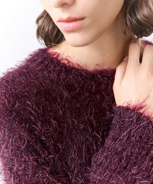 BEIGE, / ベイジ, ニット・セーター | WERNER / ファンシーヤーンヘアリーニットプルオーバー | 詳細5