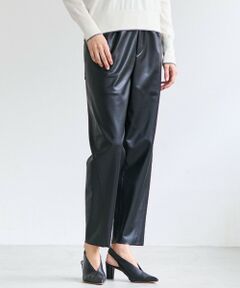 BEIGE, / ベイジ, その他パンツ | HYAL / フェイクレザーカービーラインイージーパンツ