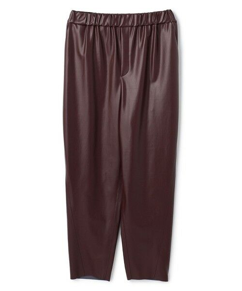 BEIGE, / ベイジ, その他パンツ | HYAL / フェイクレザーカービーラインイージーパンツ | 詳細6