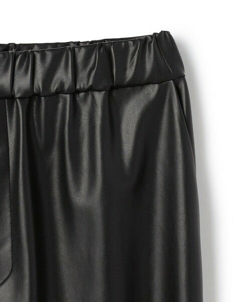 BEIGE, / ベイジ, その他パンツ | HYAL / フェイクレザーカービーラインイージーパンツ | 詳細15