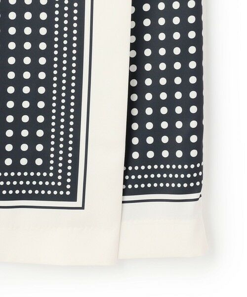 BEIGE, / ベイジ, ミニ・ひざ丈スカート | GADE / モノトーンドット柄ラップ風スカート | 詳細7