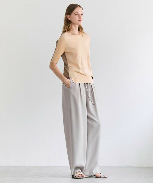 BEIGE, / ベイジ, ニット・セーター | JULIE / コットンシルク 2WAY半袖ニット | 詳細6