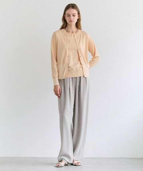 BEIGE, / ベイジ, ニット・セーター | JULIE / コットンシルク 2WAY半袖ニット | 詳細7