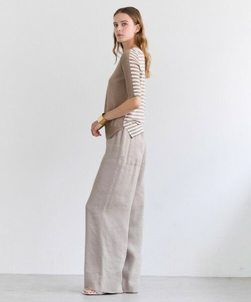 BEIGE, / ベイジ, ニット・セーター | JULIE / コットンシルク 2WAY半袖ニット | 詳細23