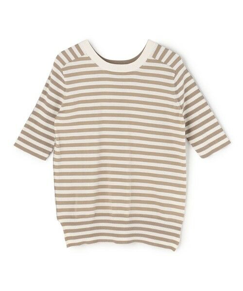 BEIGE, / ベイジ, ニット・セーター | JULIE / コットンシルク 2WAY半袖ニット | 詳細25