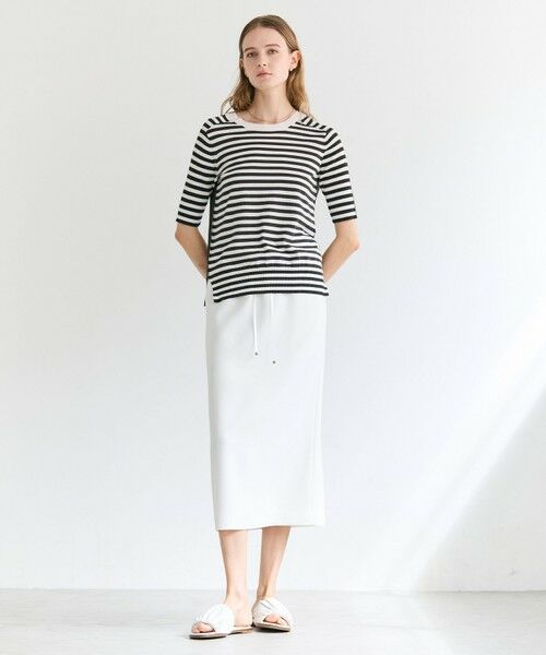 BEIGE, / ベイジ, ニット・セーター | JULIE / コットンシルク 2WAY半袖ニット | 詳細28