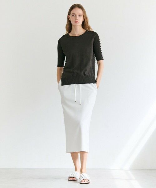 BEIGE, / ベイジ, ニット・セーター | JULIE / コットンシルク 2WAY半袖ニット | 詳細29