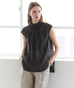 BEIGE, / ベイジ, シャツ・ブラウス | SERAPHIN / ライトシアー ハイネックブラウス