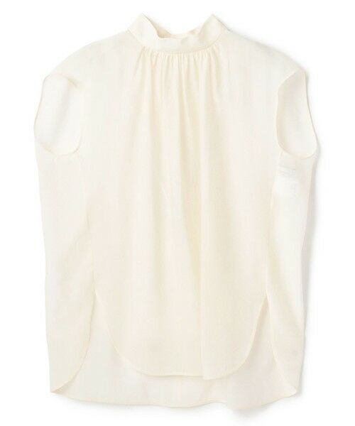 BEIGE, / ベイジ, シャツ・ブラウス | SERAPHIN / ライトシアー ハイネックブラウス | 詳細3