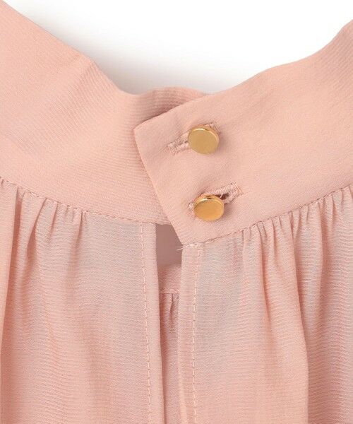 BEIGE, / ベイジ, シャツ・ブラウス | SERAPHIN / ライトシアー ハイネックブラウス | 詳細11