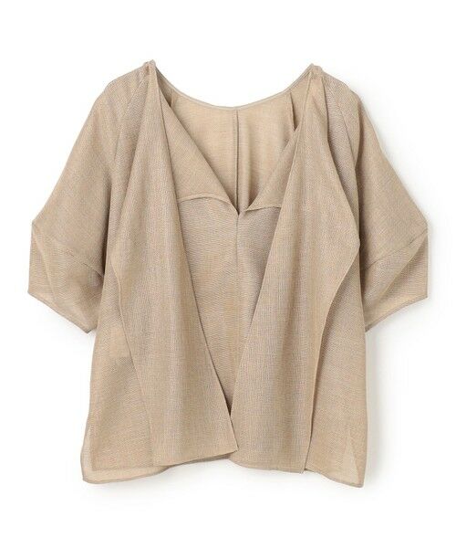 BEIGE, / ベイジ, シャツ・ブラウス | LIATRIS / バックリボン ハーフスリーブブラウス | 詳細12