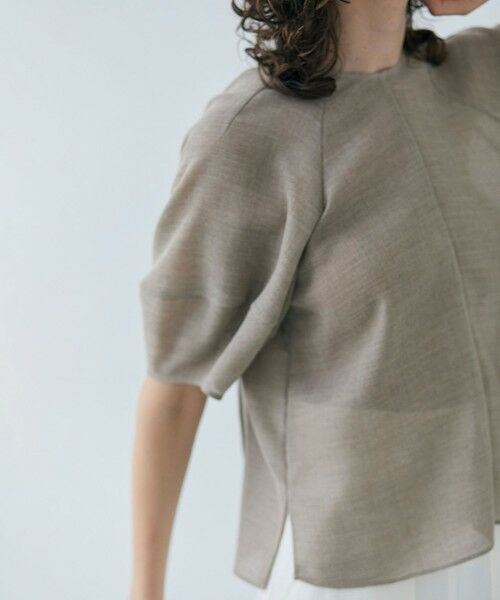 BEIGE, / ベイジ, シャツ・ブラウス | LIATRIS / バックリボン ハーフスリーブブラウス | 詳細5