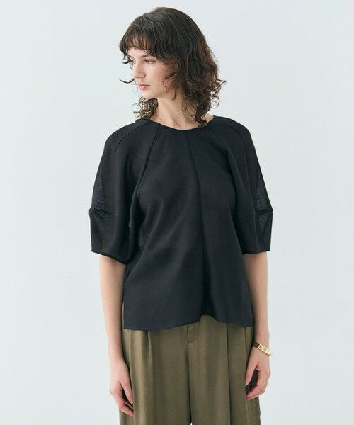 BEIGE, / ベイジ, シャツ・ブラウス | LIATRIS / バックリボン ハーフスリーブブラウス | 詳細15